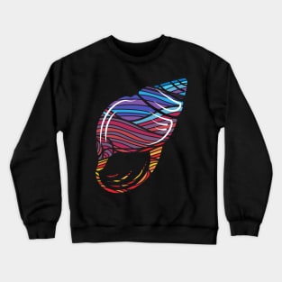 Olas del mar con colores Crewneck Sweatshirt